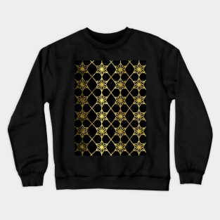 GOLD Star Pattern Crewneck Sweatshirt